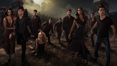 

Aabhaas TV Show The Vampire Diaries HD Wall Poster Paper Print(12 inch X 18 inch, Rolled)