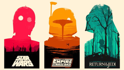 

Akhuratha Wall Poster /-Star-Wars-Olly-Moss Paper Print(12 inch X 18 inch, Rolled)