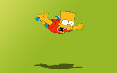 

Aabhaas TV Show The Simpsons Bart Simpson HD Wall Poster Paper Print(12 inch X 18 inch, Rolled)