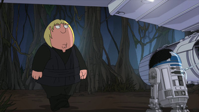 

TV Show Family Guy Star Wars Cartoon R2-D2 Chris Griffin HD Wall Poster Paper Print(12 inch X 18 inch, Rolled)