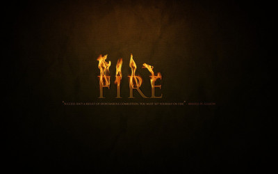 

Akhuratha a-motivational-fire Wall Poster Paper Print(12 inch X 18 inch, Rolled)