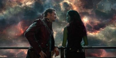 

Akhuratha Wall Poster Starlord-Guardians-of-the-Galaxy-Gamora-Star-Lord Paper Print(12 inch X 18 inch, Rolled)