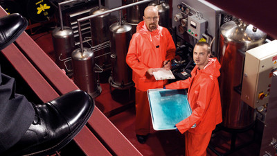 

Aabhaas TV Show Breaking Bad Aaron Paul Bryan Cranston Jesse Pinkman Walter White HD Wall Poster Paper Print(12 inch X 18 inch, Rolled)