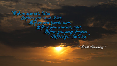 

Akhuratha aquote-quotes-listen-think-forgive-try Wall Poster Paper Print(12 inch X 18 inch, Rolled)
