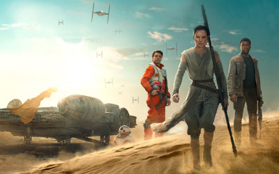 

Aabhaas Wall Poster -Star-Wars-The-Force-Awakens-movies Paper Print(12 inch X 18 inch, Rolled)