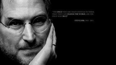 

Akhuratha asteve-apple-s-desktop--gdefon-original-dzhobs Wall Poster Paper Print(12 inch X 18 inch, Rolled)