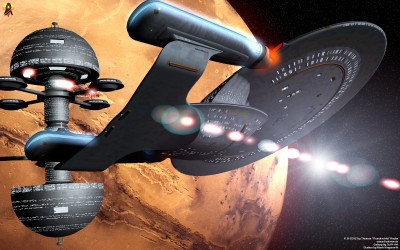 

TV Show Star Trek: The Original Series Star Trek Enterprise Galaxy Starship Spaceship Space Sci Fi HD Wall Poster Paper Print(12 inch X 18 inch, Rolled)