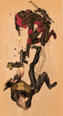 

Akhuratha Wall Poster Wolverine-Deadpool Paper Print(12 inch X 18 inch, Rolled)