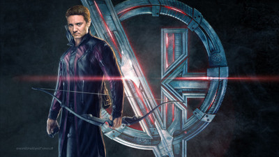 

Akhuratha Wall Poster The-Avengers-Avengers-Age-of-Ultron-superhero-symbols-Jeremy-Renner-bow-and-arrow-Clint-Barton-movies-concept-art-Hawkeye Paper Print(12 inch X 18 inch, Rolled)