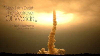 

Akhuratha -bhagavad-gita-launch-oppenheimer-quotes-rocket-skyscapes Wall Poster Paper Print(12 inch X 18 inch, Rolled)
