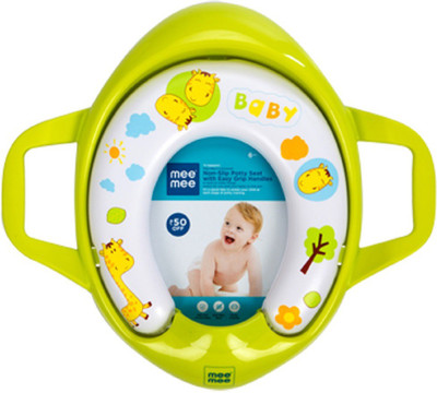 

MeeMee Soft Cushioned Potty Seat with Support Handles (Light Green) Potty Seat(Light Green)