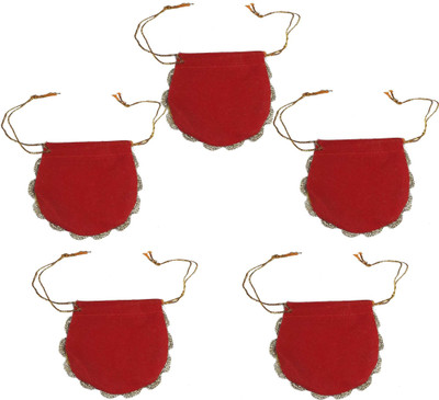 CraftEra Wedding Potli Bag Potli(Red) available at flipkart for Rs.229