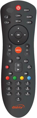 

Dish Tv DISH-001 Remote Controller(Black)