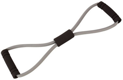 

FITSY Soft Latex Figure 8 Toning Exercise Band for Yoga Fitness Workout Resistance Tube(Grey)