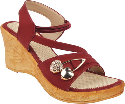 

With The Fashion Women CHERRY Wedges