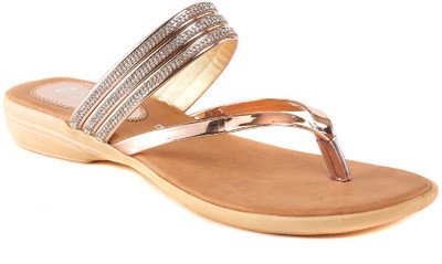 

Dolphin Miles Women Gold Flats