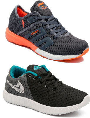 

Asian Men's Combo pack of 2 Walking Shoes For Men(Multicolor