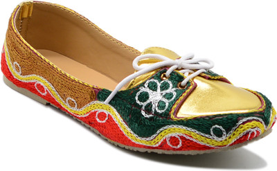 

Myra Handmade Embroidery Casuals For Women(Multicolor