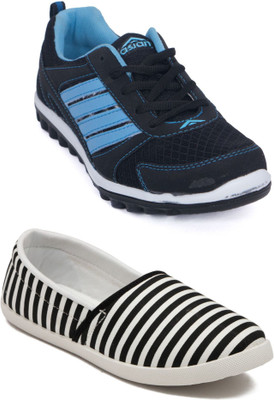 

Asian Women's Combo Pack of 2 casual shoes Casuals For Women(Multicolor
