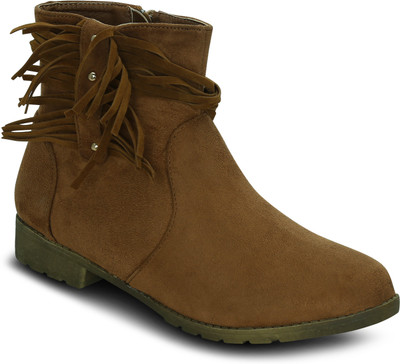 

Get Glamr Zia Boots For Women(Tan