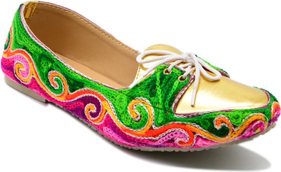 

Myra Handmade Embroidery Casuals For Women(Multicolor