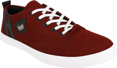 

EGO CANVAS SNEAKERS Canvas Shoes For Men(Maroon
