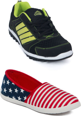 

Asian Women's Combo Pack of 2 casual shoes Casuals For Women(Multicolor