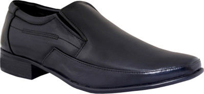 

icebullleather FORMA LEATHER SHOES Slip On For Men(Black