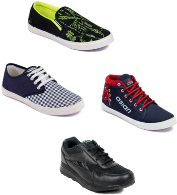 

Asian Men's Combo pack of 4 Casuals For Men(Multicolor