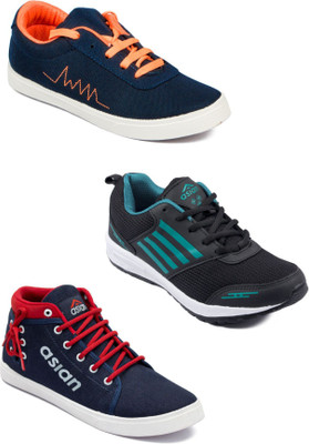 

Asian Men's Combo pack of 3 Casuals For Men(Multicolor