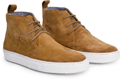 

Rozo High Ankle Suede Casuals Casuals For Men(Tan