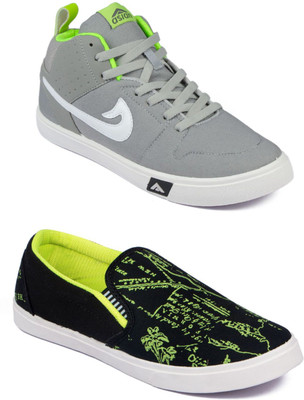 

Asian Men's Combo pack of 2 Sneakers For Men(Multicolor