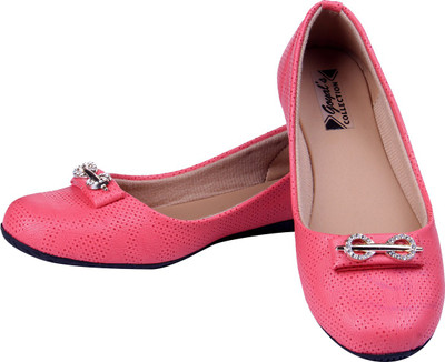 

Goyal Peach Pin Buckle Bellies For Women(Pink