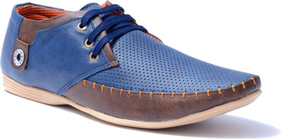 

GIBBON ATTIRE Corporate Casuals For Men(Blue, Brown