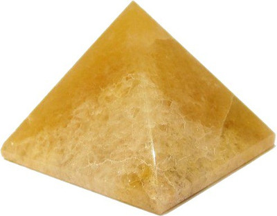 

beyond thoughts Citrine Pyramid Decorative Showpiece - 2 cm(Crystal, Yellow)