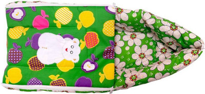 

SpringLoom Baby Sleeping Bag Cum Baby Bed GREEN Sleeping Bag(Green, Green;multicolor