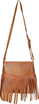 

WhiteAsh Women Casual Tan PU Sling Bag