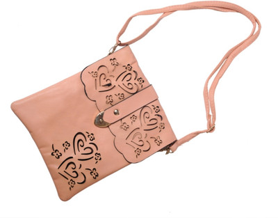 

Tribal Zone Girls Casual Pink PU Sling Bag