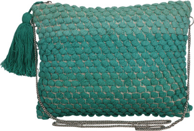 

diwaah Women Casual Green Cotton Sling Bag