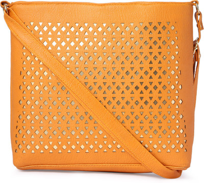 

Raju purse collection Women Casual Orange PU Sling Bag