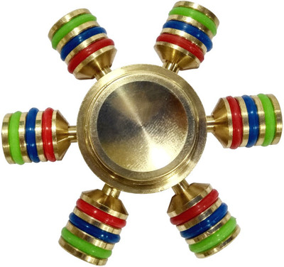 

Surety for Safety Metallic Six Winged Fidget Spinner(Multicolor)