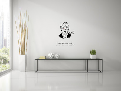 peacockirde  Wall Decal Sticker(Pack of 1, Black