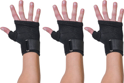 

R-Lon Gym wear & Sport wear & Fitness Thumb Support(Black