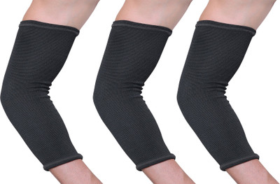 

Rzlecort Gym wear & Sport wear Elbow Support(Black