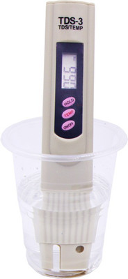 

BalRama Tds-3 Tds Meter Digital Water Purity Tester Water Filter Quality Measuring Machine Portable Pocket Handheld Pen Type Hydroponic PPM Indicator + Hold Function + Temp Display for RO UV UF Mineral Water Purifiers Service Solid Filter Cartridge(0, Pac