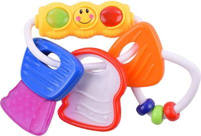 

Aarushi Activity Keys Teether Rattle Teether(Multicolor)