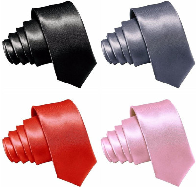 Seerat Solid Tie(Pack of 4)