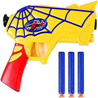 

SBBN Soft / foam bullet spider man super hero gun , color may vary(Multicolor)