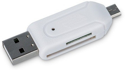 

Freya USB 2.0 + OTG + SD / Micro SD Card Reader USB Adapter(White)