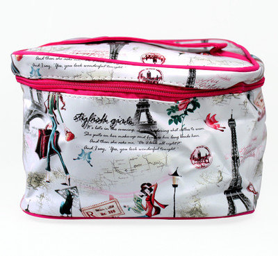 

Abhilasha's Store Van_001 Vanity Storage Vanity Box(White & Pink)